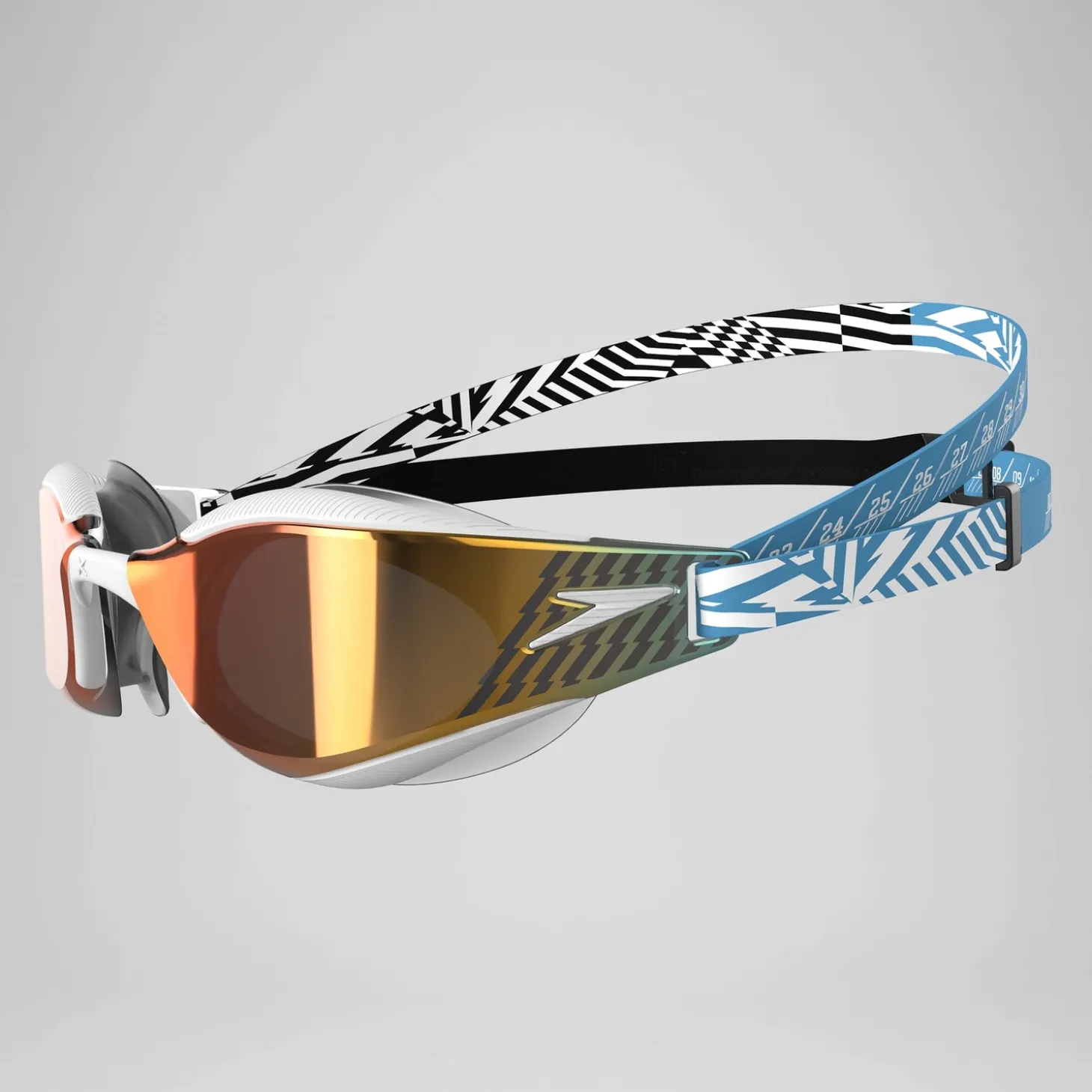 Miroir Fastskin Hyper Elite lunettes Bleu picton/Noir/Blanc