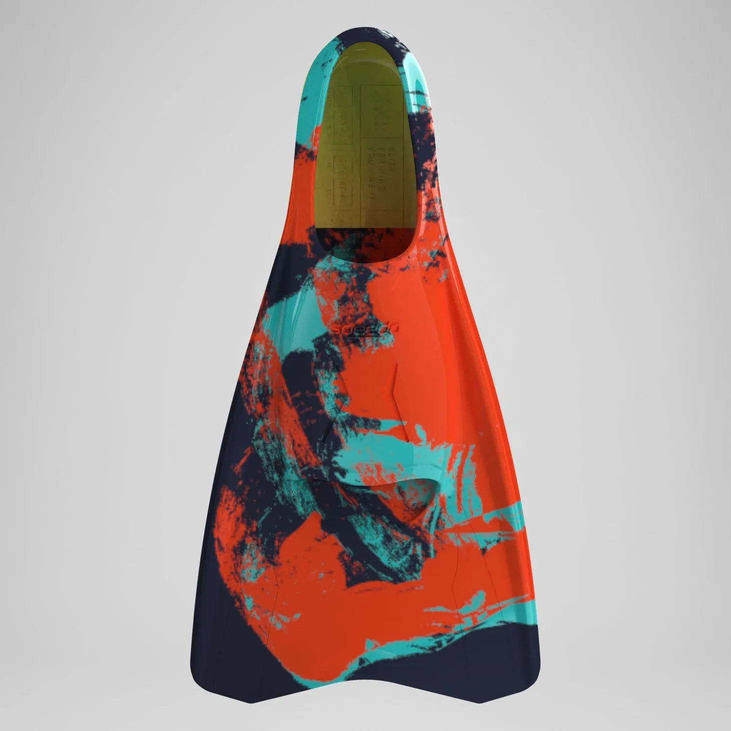 Palme Adulte Medium Blade rouge/turquoise