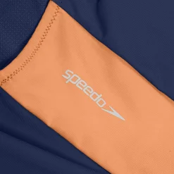1 pièce color-block zippé pour Femmes Bleu céruléen