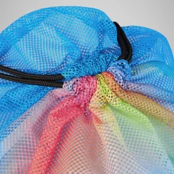 Sac en filet imprimé Rose kiki/Jus de citron/Bleu picton