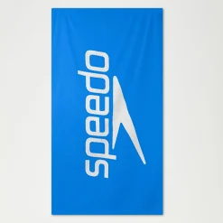 Serviette de bain Speedo Logo bleu/blanc