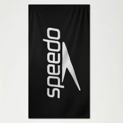 Serviette de bain Speedo Logo noir/blanc
