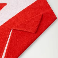 Serviette de bain Speedo Logo rouge/blanc