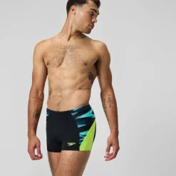 Short de bain Aquashort homme END+ MAX Splice noir/jaune
