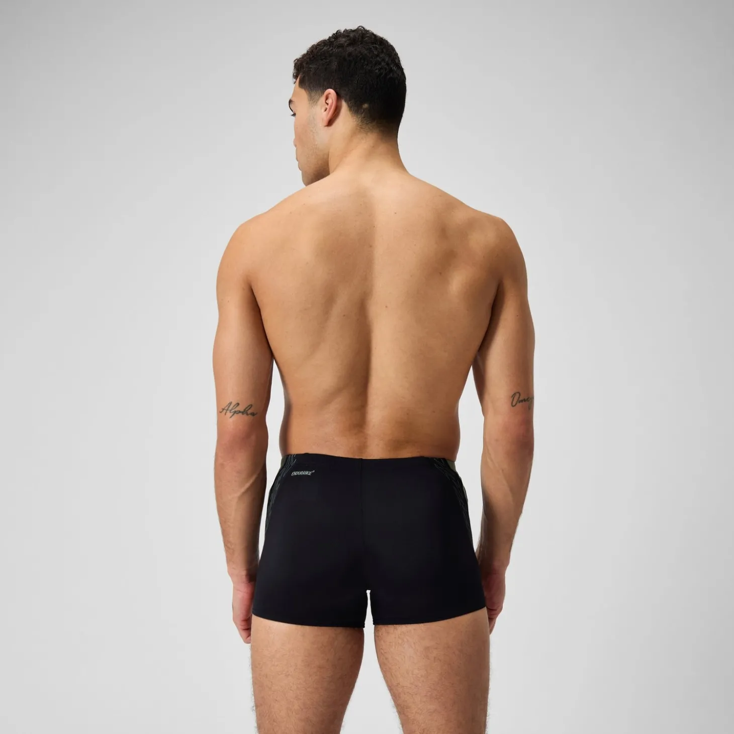 Short de bain Aquashort Hyperboom Splice pour Hommes Noir/Vert campagne
