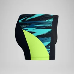 Short de bain Aquashort homme END+ MAX Splice noir/jaune