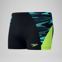 Short de bain Aquashort homme END+ MAX Splice noir/jaune