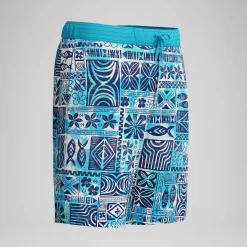 Short de bain Bondi imprimé 50 cm, hommes, bleu