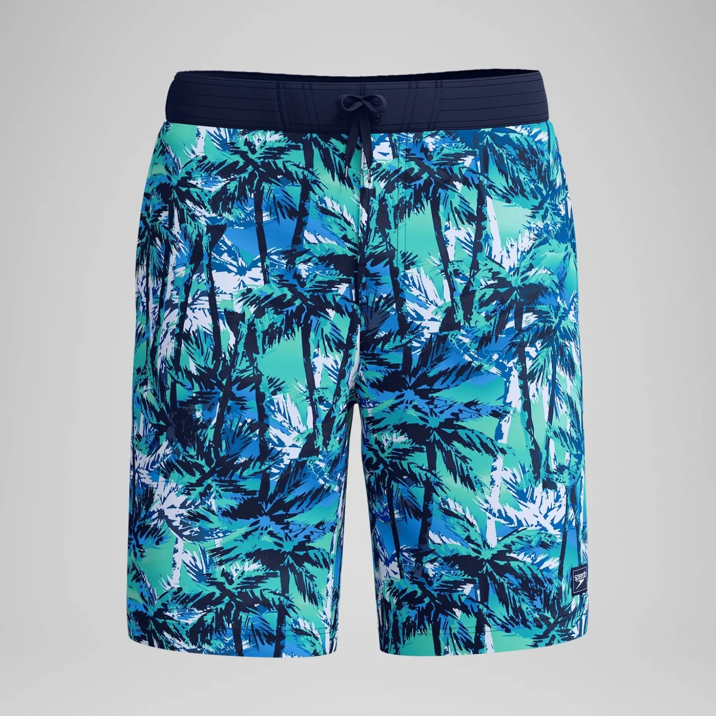 Short de bain Bondi imprimé 50 cm, hommes, bleu