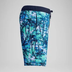 Short de bain Bondi imprimé 50 cm, hommes, bleu