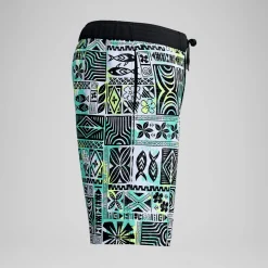 Short de bain Bondi imprimé 50 cm, hommes, noir/blanc