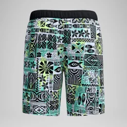Short de bain Bondi imprimé 50 cm, hommes, noir/blanc