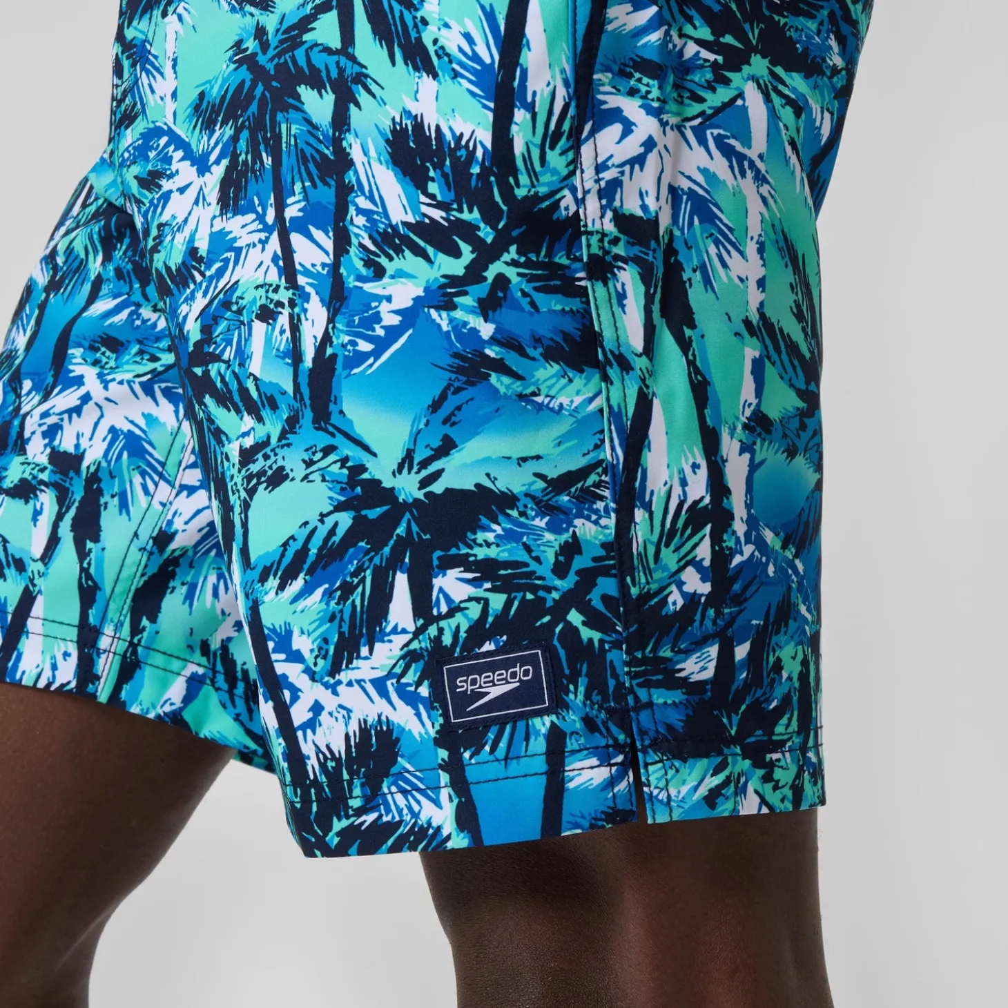Short de bain Bondi imprimé 50 cm, hommes, bleu