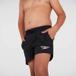 Short de bain Garçon Essential 33 cm noir