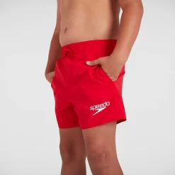 Short de bain Garçon Essential 33 cm rouge