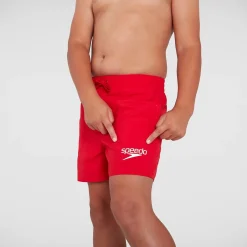 Short de bain Garçon Essential 33 cm rouge