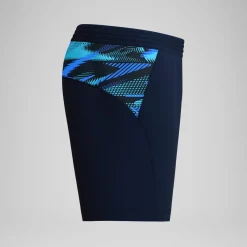 Short de bain homme à empiècement XPRESS LITE 16 pouces bleu