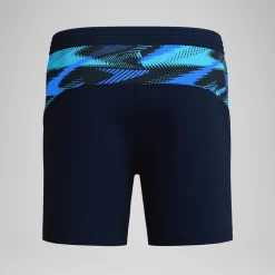 Short de bain homme à empiècement XPRESS LITE 16 pouces bleu