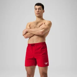Short de bain Homme Essential 40 cm rouge