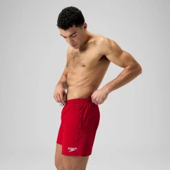 Short de bain Homme Essential 40 cm rouge