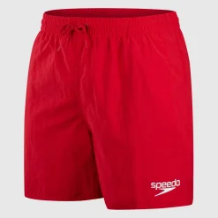 Short de bain Homme Essential 40 cm rouge