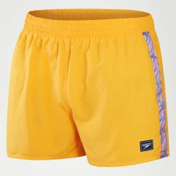 Short de bain homme Retro 13 pouces Jaune