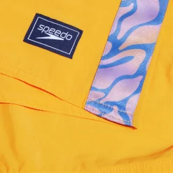 Short de bain homme Retro 13 pouces Jaune