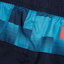 Short de bain Hommes à empiècement XPRESS LITE 16 pouces pour Hommes Bleu Marine/Bleu
