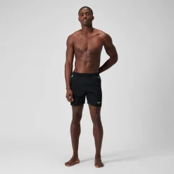 Short de bain Hommes à empiècement XPRESS LITE 16 pouces pour Hommes Noir/Gris USA/Bleu marine