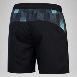 Short de bain Hommes à empiècement XPRESS LITE 16 pouces pour Hommes Noir/Gris USA/Bleu marine