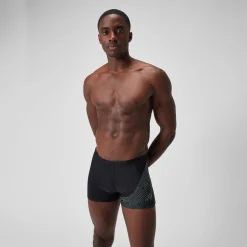 Short de bain Hommes Medley Logo pour Hommes Noir/Vert campagne