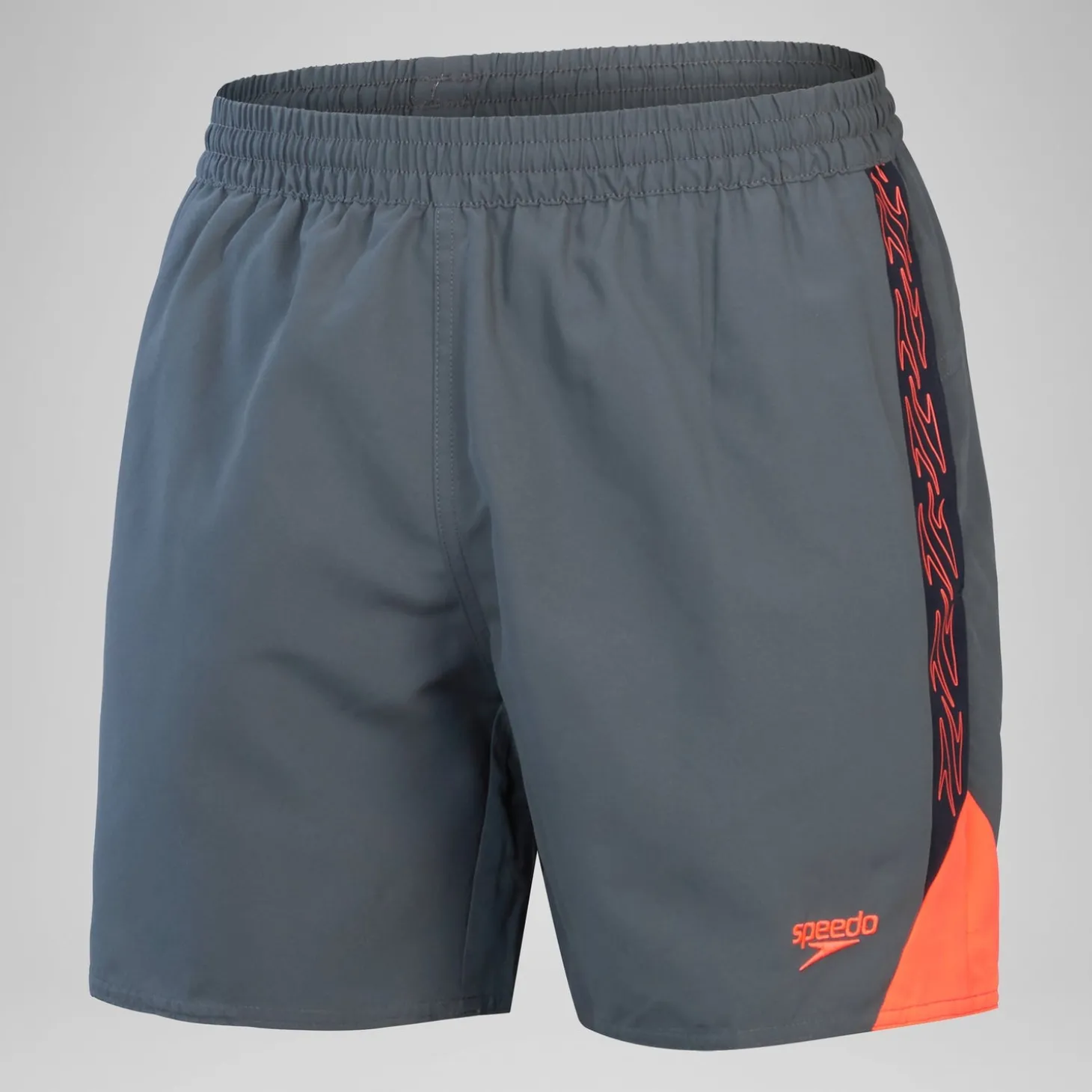 Short de bain Hyperboom Splice 16" pour Hommes Grey/Rouge