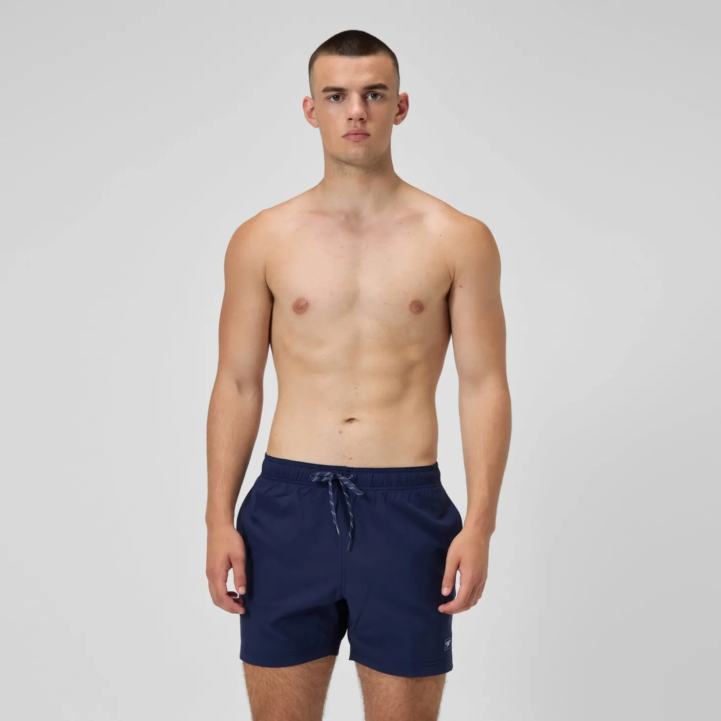 Short de bain Redondo Edge uni 40 cm, hommes, bleu marine