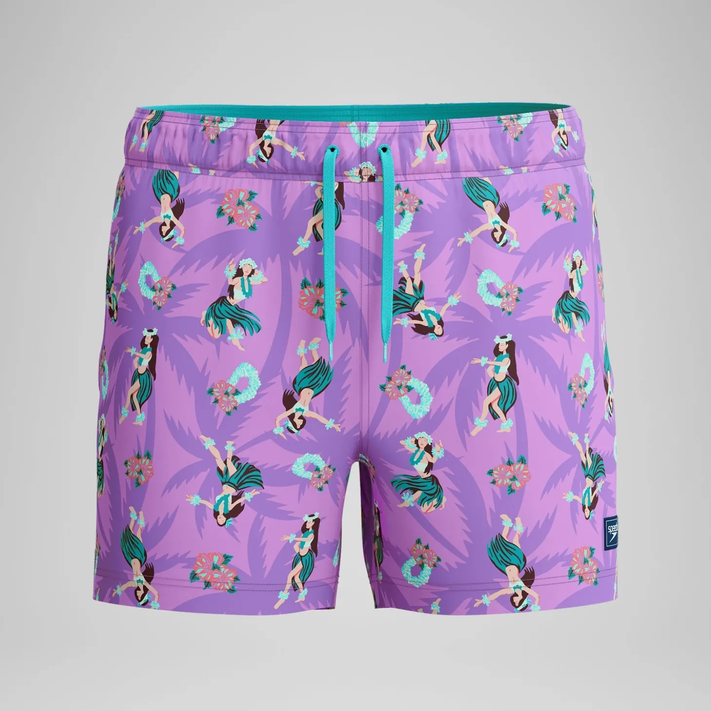 Short de bain Redondo Edge imprimé 35 cm, hommes, rose