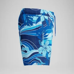 Short de bain Redondo Edge imprimé 40 cm, hommes, bleu marine/bleu