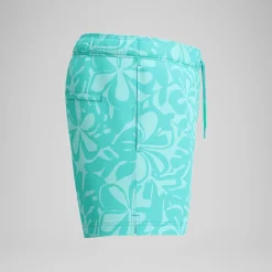 Short de bain Redondo Edge imprimé 35 cm, hommes, turquoise