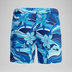 Short de bain Redondo Edge imprimé 40 cm, hommes, bleu marine/bleu