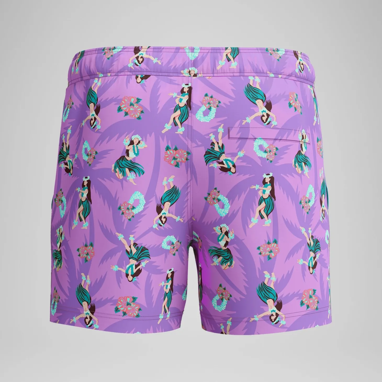 Short de bain Redondo Edge imprimé 35 cm, hommes, rose