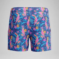 Short de bain Redondo Edge imprimé 35 cm, hommes, bleu/rose