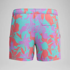 Short de bain Redondo Edge imprimé 35 cm, hommes, rose/orange