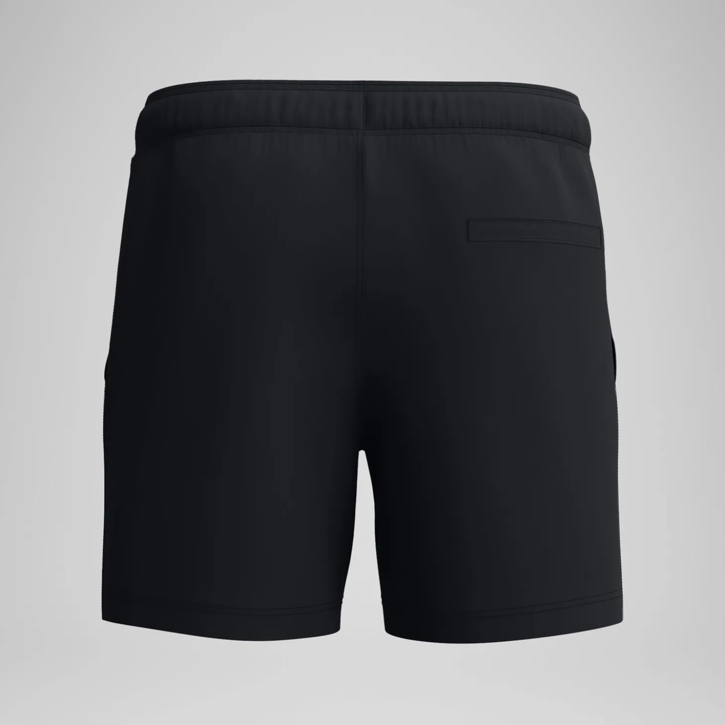 Short de bain Redondo Edge uni 40 cm, hommes, noir