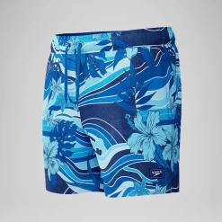 Short de bain Redondo Edge imprimé 40 cm, hommes, bleu marine/bleu