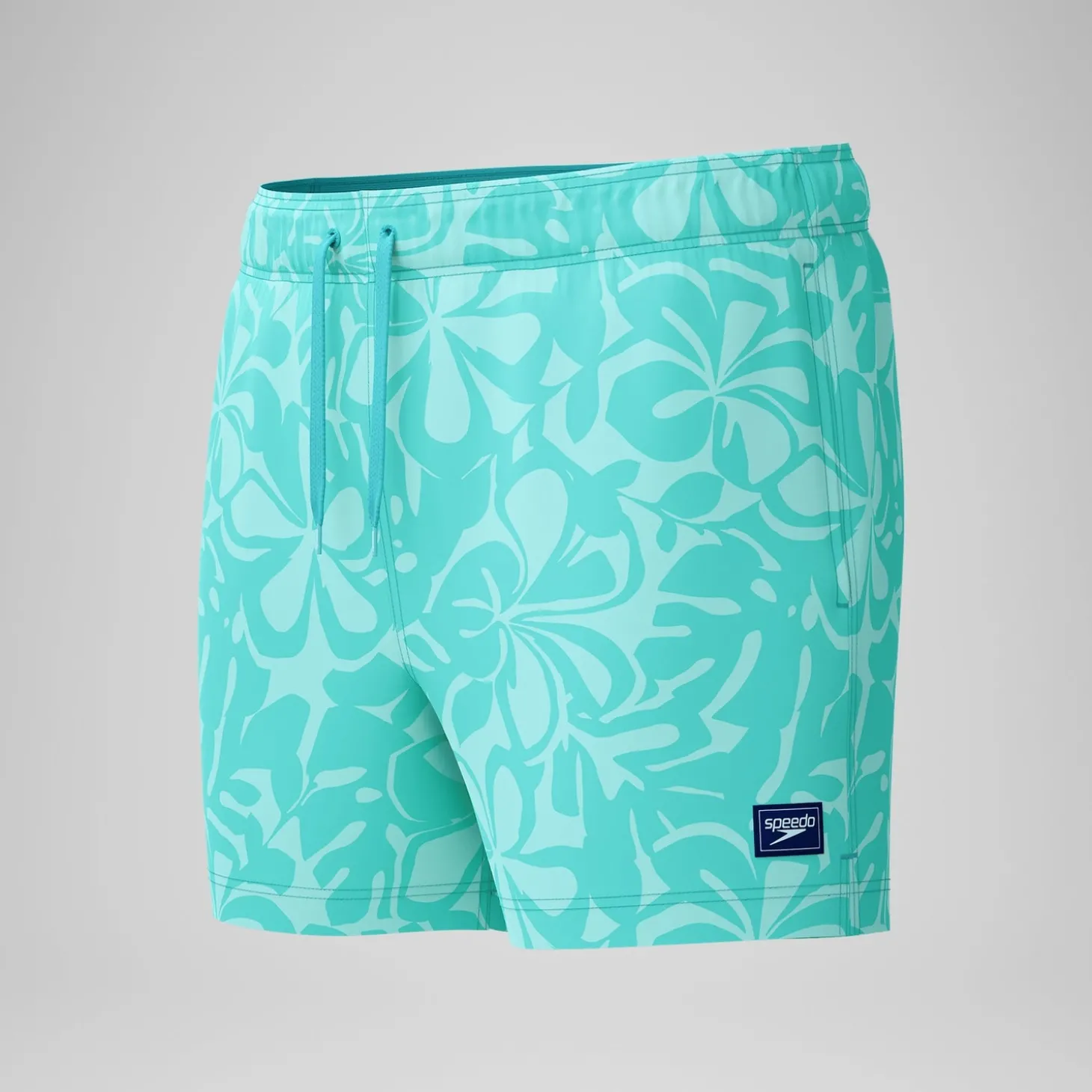Short de bain Redondo Edge imprimé 35 cm, hommes, turquoise