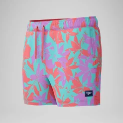 Short de bain Redondo Edge imprimé 35 cm, hommes, rose/orange