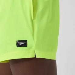 Short de bain Redondo Edge uni 35 cm, hommes, jaune