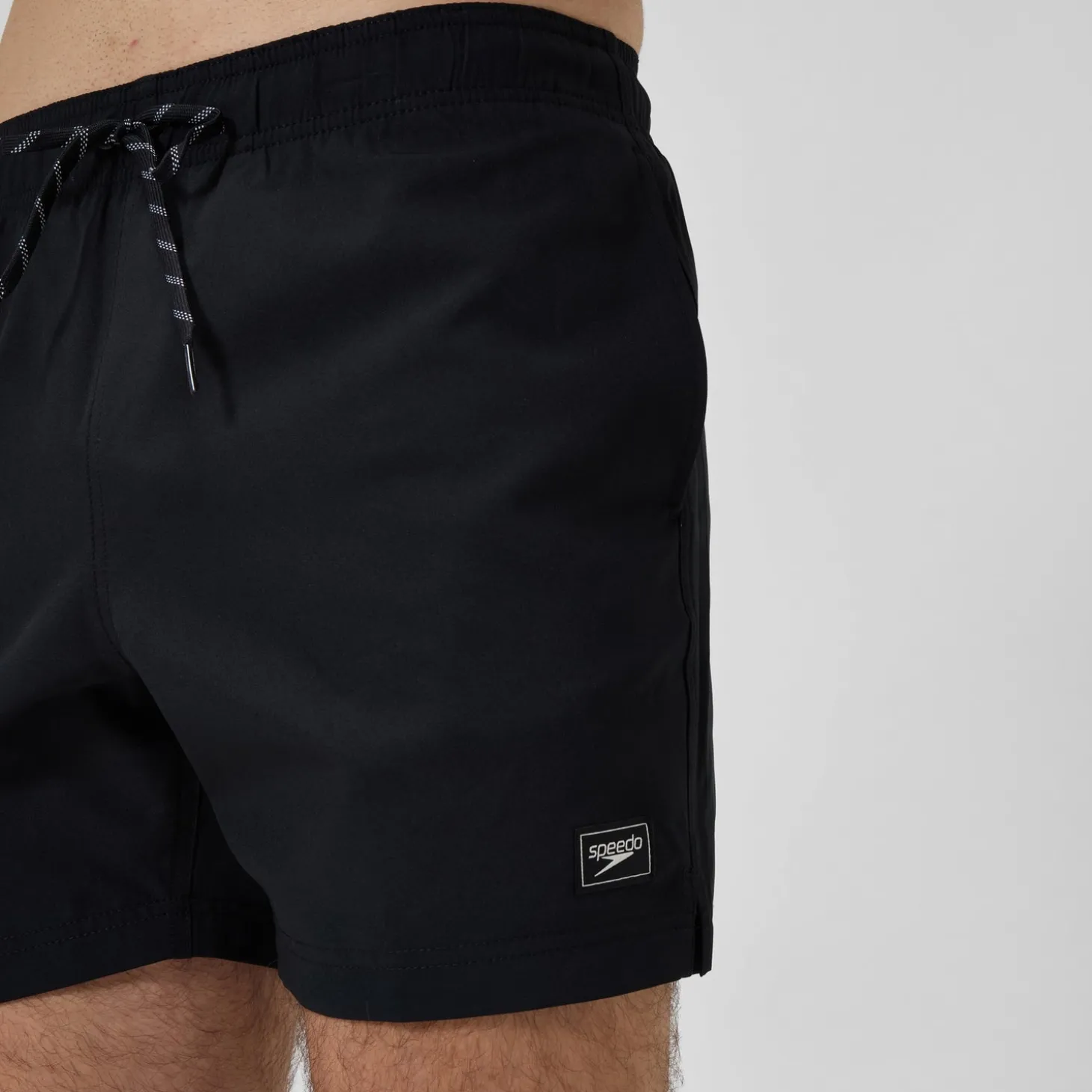Short de bain Redondo Edge uni 40 cm, hommes, noir