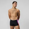 Shorts de bain homme Dive noir/orange
