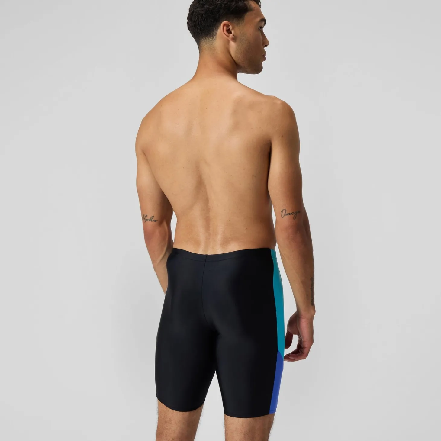 Shorts de bain homme Dive noir/bleu