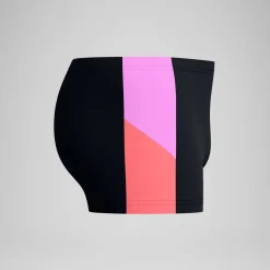 Shorts de bain homme Dive noir/orange