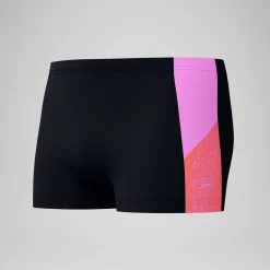 Shorts de bain homme Dive noir/orange